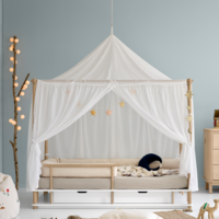 Camp Bed Canopy Sahara white