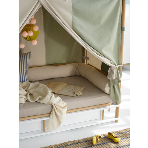 Oliver Furniture Camp Bed Canopy Circus green/undyed