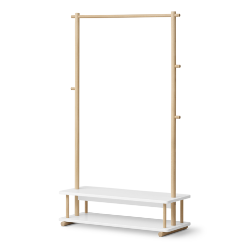 Oliver Furniture Camp Clothes Rail white-Oak