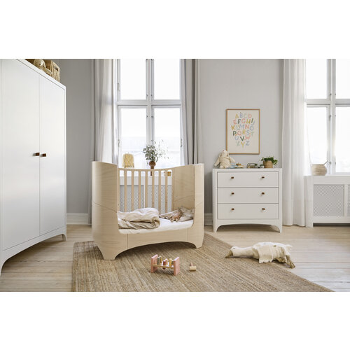 Leander Classic Babybett / Juniorbett in whitewash