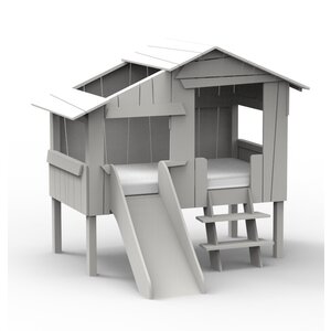 MATHY BY BOLS Baumhaus Junior Einzelbett mit Rutsche