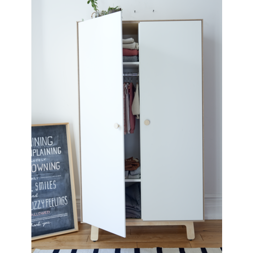 Oeuf Wardrobe Merlin white-birch