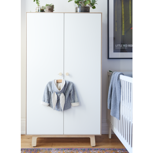 Oeuf Wardrobe Merlin white-birch