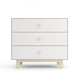 Oeuf Dresser Merlin 3 drawer in white-birch