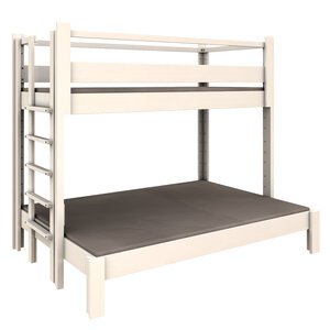 WOOKIDS Destyle Twin-over-full Etagenbett weiß