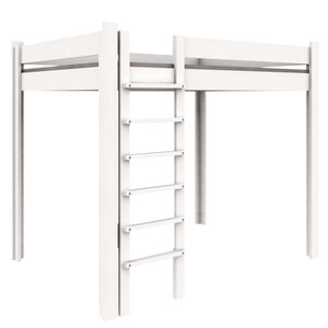 WOOKIDS Destyle Jugend-Hochbett 140 cm weiß