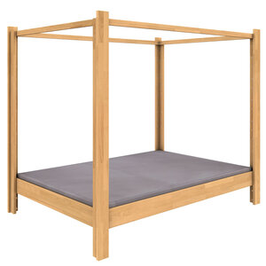 WOOKIDS Destyle Himmelbett 140 cm Buche Natur