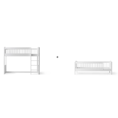 Oliver Furniture Umbau Lille+ zum Juniorbett weiß