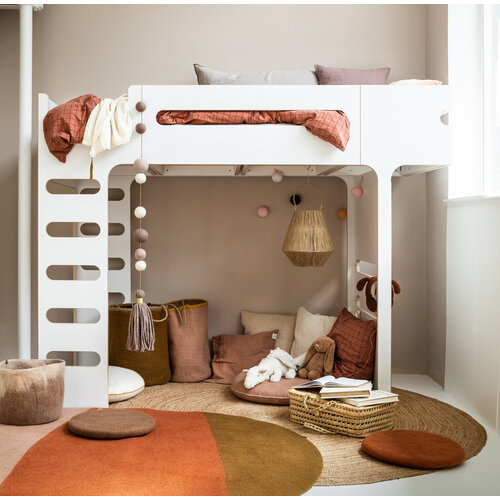 Rafa-kids F Hochbett - Schwarz  laminiert HPL