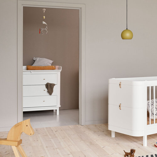 Oliver Furniture Wood nursey dresser 3 drawers white