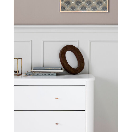 Oliver Furniture Wood dresser with 3 drawer white-oak