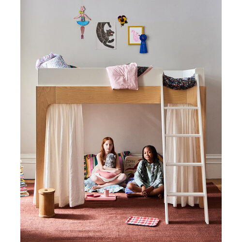 Oeuf Loft Bed Perch white-birch