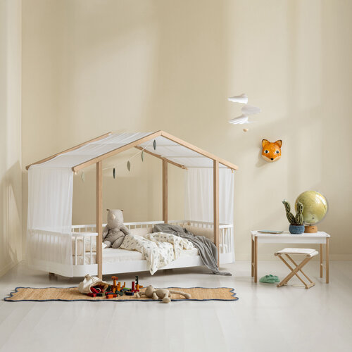 Oliver Furniture Wood Original Hausbett weiß-Eiche