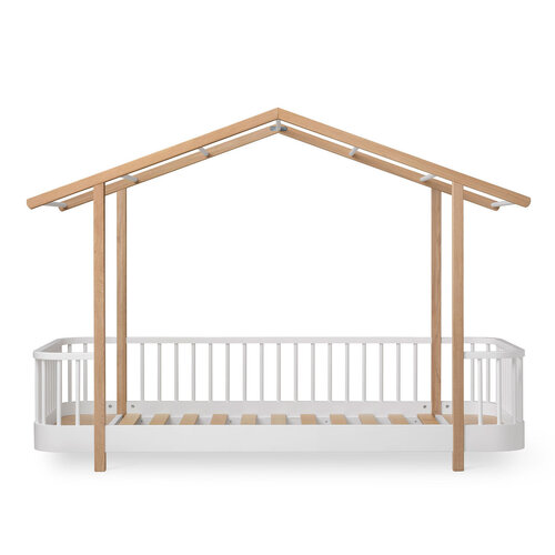Oliver Furniture Wood Original Hausbett weiß-Eiche