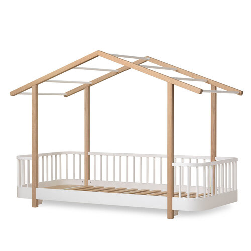 Oliver Furniture Wood Original Hausbett weiß-Eiche