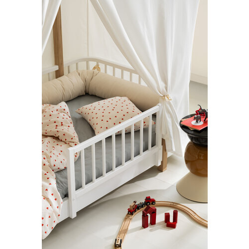 Oliver Furniture Wood Original Hausbett weiß-Eiche