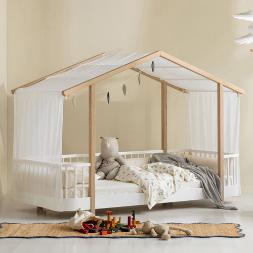 Oliver Furniture Wood Original Hausbett weiß-Eiche