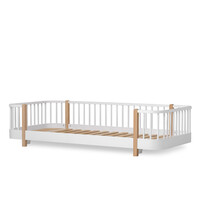 Wood Original Floor Bed 90x200 white-oak