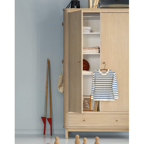 Oliver Furniture Wood Kleiderschrank 3-türig Eiche