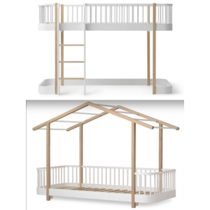 Oliver Furniture Wood Original Umbau halbhoch zum Hausbett Eiche