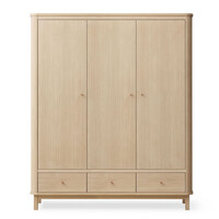 Wood Kleiderschrank 3-türig Eiche