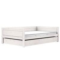 Large bed box for 120 cm original single bed whitewash