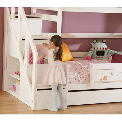 LIFETIME KIDSROOMS Bettkasten für 120 cm Original Einzelbett whitewash LIFETIME KIDSROOMS Bettkasten für 120 cm Original Einzelbett whitewash