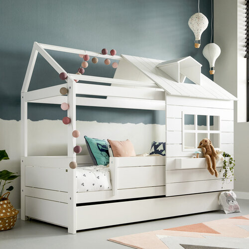 LIFETIME KIDSROOMS Bettkasten für 120 cm Original Einzelbett weiß