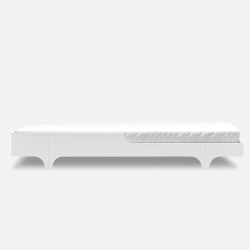 Rafa-kids A120 Jugendbett 125 x 205 cm - Weiß laminiert HPL Rafa-kids A120 Jugendbett 125 x 205 cm - Weiß laminiert HPL