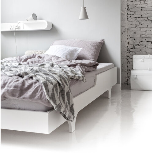 Rafa-kids A120 Jugendbett 125 x 205 cm - Weiß laminiert HPL Rafa-kids A120 Jugendbett 125 x 205 cm - Weiß laminiert HPL