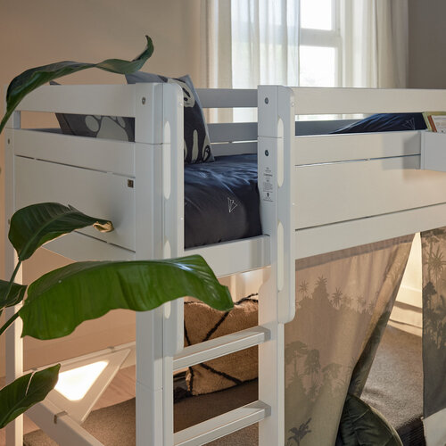 LIFETIME KIDSROOMS Bunk bed Family 90/140 x 200 in whitewash LIFETIME KIDSROOMS Bunk bed Family 90/140 x 200 in whitewash