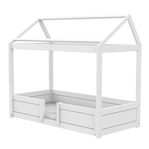 LIFETIME KIDSROOMS 4-in-1 house bed for fabric roof white LIFETIME KIDSROOMS 4-in-1 house bed for fabric roof white