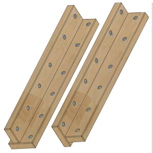 WOOKIDS Set of 2 feet 58cm for low bed or Montessori DESTYLE de Breuyn beech natural DESTYLE WOOKIDS Set of 2 feet 58cm for low bed or Montessori DESTYLE de Breuyn beech natural DESTYLE