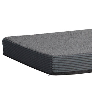 LIFETIME KIDSROOMS Mattress Cover Teddy Graphite 90 x 200