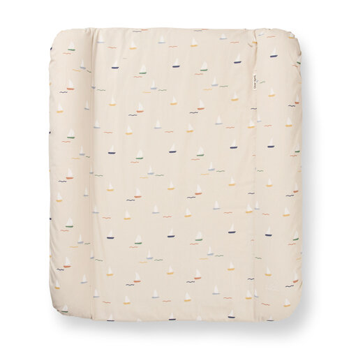 DEAR APRIL Changing Cushion Pond Boats 65 x 74