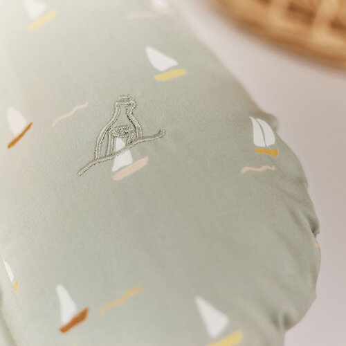 DEAR APRIL Changing Cushion Pond Boats 65 x 74