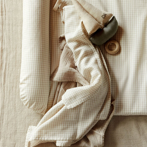 DEAR APRIL Changing Cushion Mini Check 65 x 74