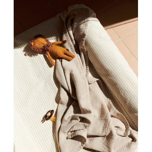 DEAR APRIL Changing Cushion Mini Check 65 x 74