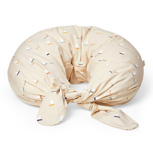 DEAR APRIL Nursing pillow Pond Boats with long tie