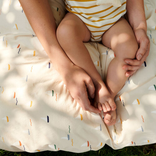 DEAR APRIL Junior Bettwäsche 100 x 135 Pond Boats