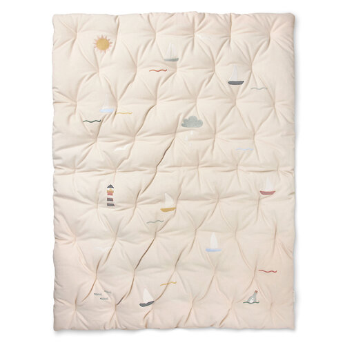 DEAR APRIL Bestickte Spielmatratze Seal Life