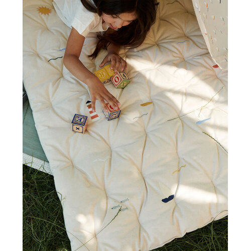 DEAR APRIL Bestickte Spielmatratze Seal Life