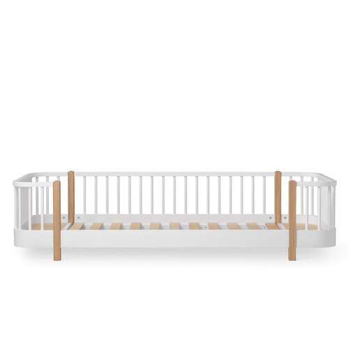 Oliver Furniture Wood Original Bodenbett weiß-Eiche