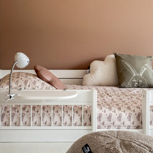 LIFETIME KIDSROOMS Klemmlampe weiß mit Chrom Kante