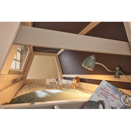 LIFETIME KIDSROOMS Klemmlampe Blue Shade mit Chrom Kante