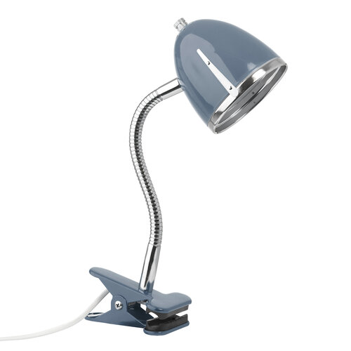 LIFETIME KIDSROOMS Klemmlampe Blue Shade mit Chrom Kante LIFETIME KIDSROOMS Klemmlampe Blue Shade mit Chrom Kante