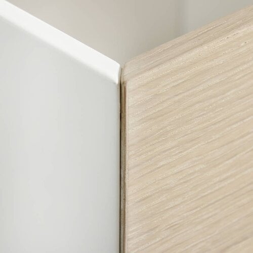 Oliver Furniture Wood Kisten weiß-Eiche 1 Stück