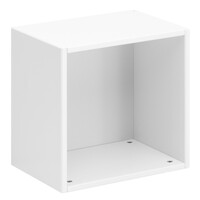 White box for wall mounting or on wheels