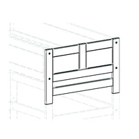 Kopfteil mit Einstieg weiß