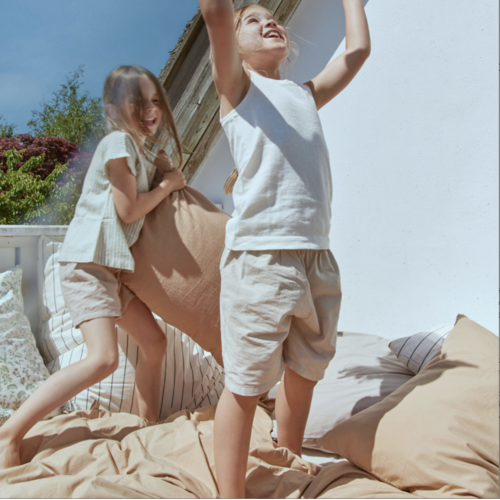 DEAR APRIL Junior Bettwäsche 100 x 135  Sandy Feet